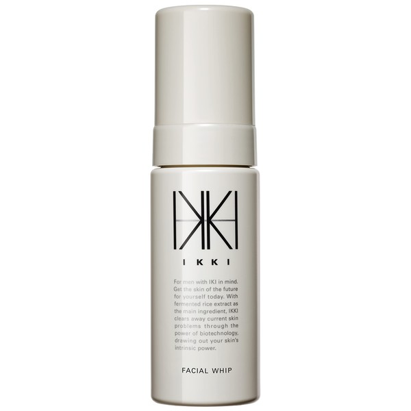 IKKI Ikki Foam Facial Cleansing Foam, Facial Cleansing Foam, Facial Cleanser, Skin Care, Men's, 5.3 fl oz (150 ml)