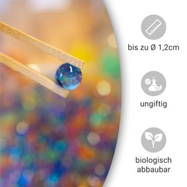 comforder Water Beads for Plants, Colourful Set Approx. 100,000 Hydro Beads - Decorative Gel Beads for Plants in Vase, Gel Balls Mixed Colours