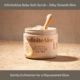 Infinitealoe Face and Body Scrub + 2 Bonus Skin Care Travel Sizes
