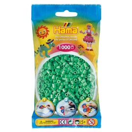 Hama Beads - Light Green (1000 Midi Beads)