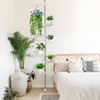 Hershii 7-Layer Tension Pole Plant Stand Indoor Decorative Display Rack