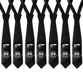 PartyGifts&beyond Portable Funny Groomsmen Bachelor Party Favors Necktie Bottle Can Drink Holder Sleeve Groomsmen Proposal Gifts Ideas for Wedding Party(Cheers)