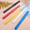 OLYCRAFT 5Pcs Screen Printing Spatula 1.2” Width Plastic Spatulas Ink