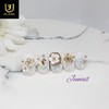 Blooming Flower Handmade Nail Tips - Long Stiletto / 활짝핀꽃