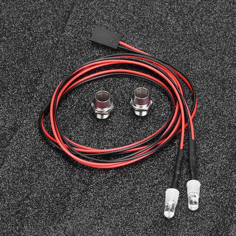 RC Car Accessories 2PCS 5mm Headlight LED Light for 1/10