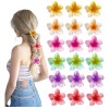 18pz Pinzas Para Pelo Con Forma De Flor De Plumeria