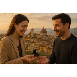 Tendenzalia Curb Bracelet Original Italian Grumetta Chain 18 Carat Gold-Plated or Doublé 11 mm Wide Choice of Length, Brass