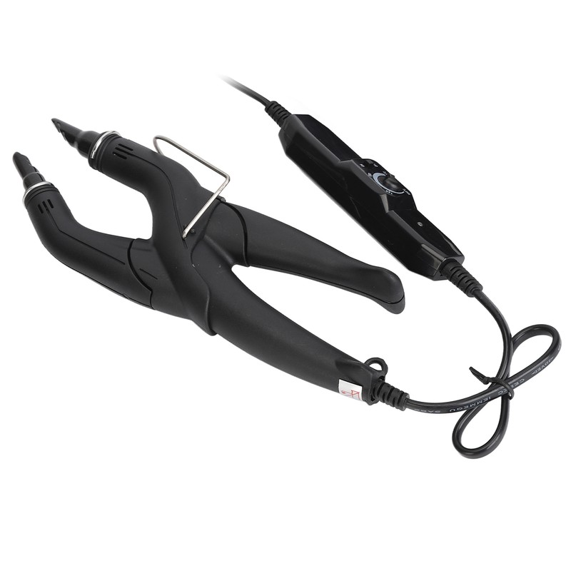Extension Hair Iron Adjustable Temperature Rotatable Power Cord Ergonomic Safety