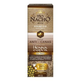 Tio Nacho Shampoo Tonalizador Anti-canas Y Anti-caída 415 Ml