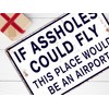 ALREAR Funny Signs Man Cave Decor Garage Home Bar Metal