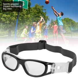 [Alomejor] Teenager Sports Glasses Sports Goggles Basketball Glasses Kids Goggles Soccer Goggles (Black)
