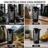 500 ML Blender bottles shaker Proteína con Bola de Acero