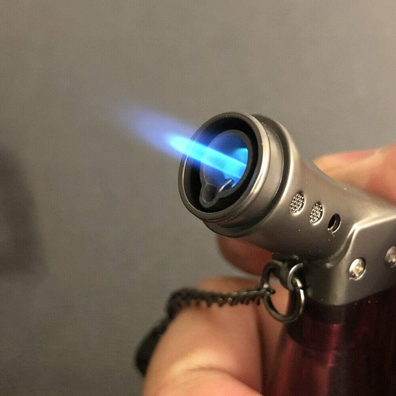 Jet Torch Flame Lighter Windproof 1300'C Adjustable Flame Refillable Butane