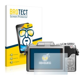 BROTECT Pack of 2 Screen Protectors Compatible with Panasonic Lumix DMC-GF7 Screen Protector Film Ultra Clear