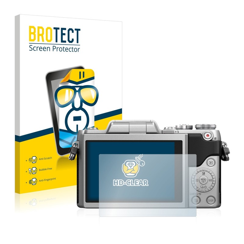 BROTECT Pack of 2 Screen Protectors Compatible with Panasonic Lumix