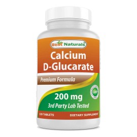 Best Naturals D-glucarato de calcio 200 mg 120 comprimidos