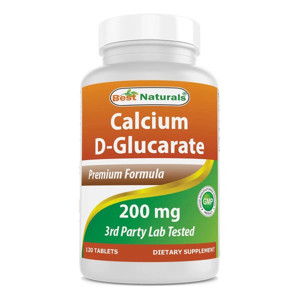 Best Naturals D-glucarato de calcio 200 mg 120 comprimidos