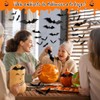 LAWAN Decoración de Halloween,24 Piezas Murciélago Halloween 3D,Murciélago Halloween Decoración