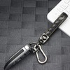 Car Key Fob, Leather Car Key Fob with 3 Keyrings
