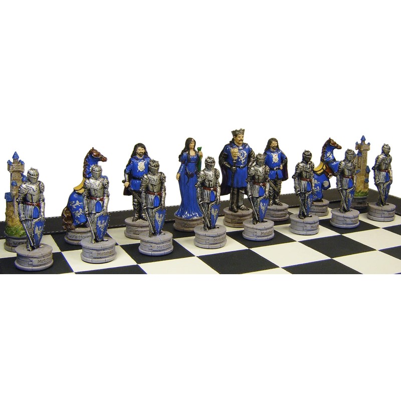 HPL Medieval Times King Arthur Chess Set with 18 inch