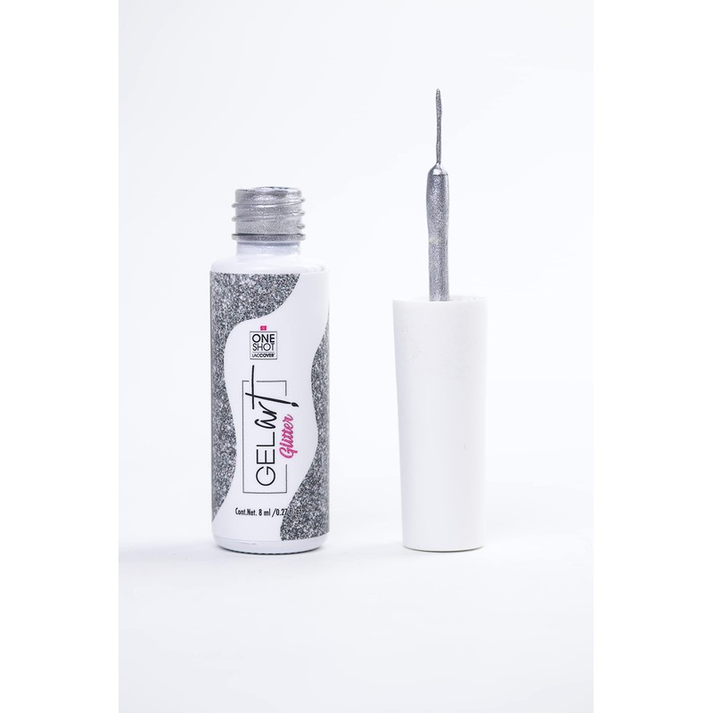 ONE SHOT LACCOVER - GEL ART GLITTER COLLECTION, Gel Painting