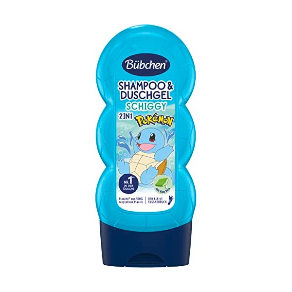 B√ºbchen Shampoo & Duschgel f√ºr Kinder, Pok√©mon Schiggy Edition, 230