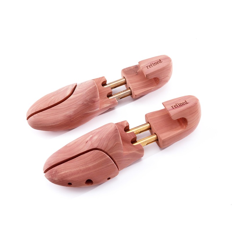 Refined.Cedar Shoe Tree 2 Pack Red Cedar Wooden Shoe Trees