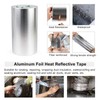 BOMEI PACK Adhesive Aluminum Foil Heat Shield Tape Barrier, Fiberglass