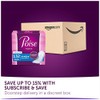 Poise Incontinence Pads, Moderate Absorbency, Long, 54 Count