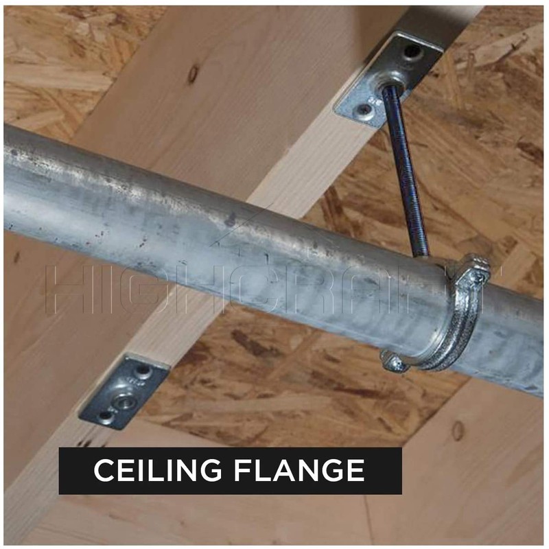 Highcraft PLTG12-20 Ceiling Flange; Hanger Plate for 1/2 in. Threaded