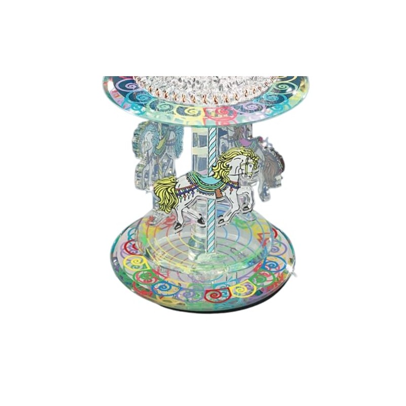 Glass Baron Carousel Figurine