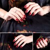 2 Boxes Red Chrome Nail Powder for Nails Art Design