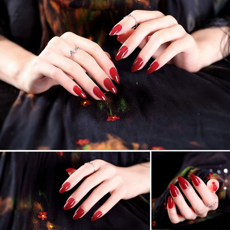 2 Boxes Red Chrome Nail Powder for Nails Art Design