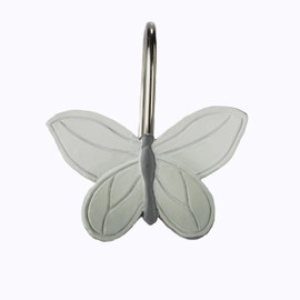 SKL Home Faithful Flowers Shower Curtain Hook Set, Multi