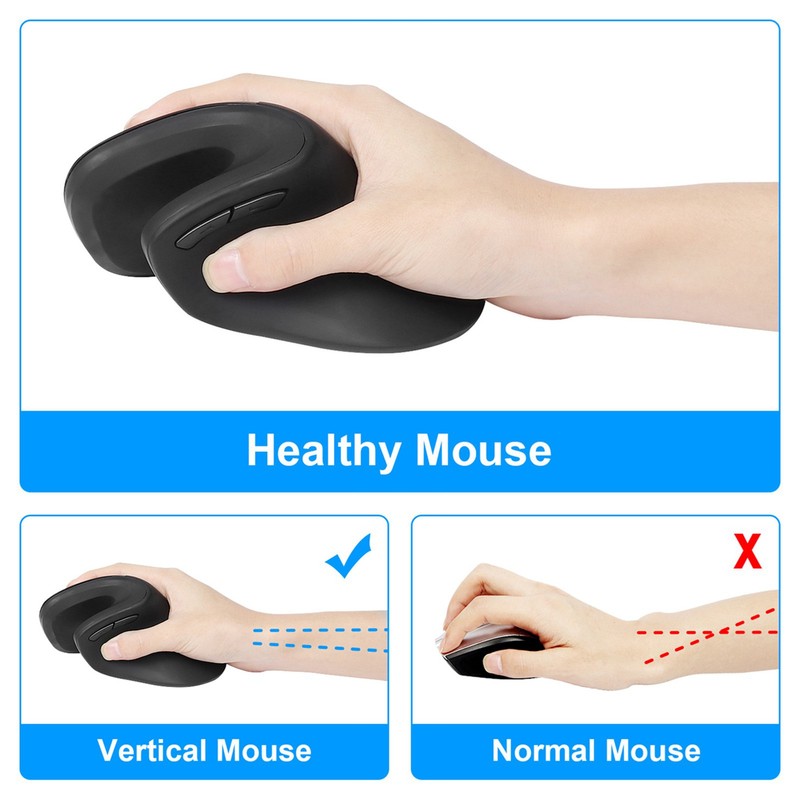 2.4G wireless vertical mouse ergonomics vertical mouse office game mouse