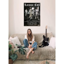 Lacuna Coil - Delirium, Tour 2016 » Concert Poster | Live Concert Event | DIN A1