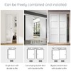 HOWHY Slow Close Barn Door Slide Hardware and Track Set,