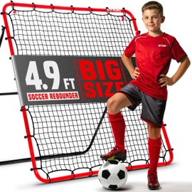 Soccer Rebound Net Rebounder | Skill Training Gifts, Aids & Equipment for Kids Teens & All Ages - Kick-Back/Perfect Storage