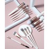 EIGSHOW Makeup Brushes Set, 15Pcs Professional Make Up Brush with