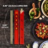 Klex Premium Disposable Bamboo Round Chopsticks 9 Inches - Individually