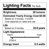 C7 LED E12 Candelabra Bulb Small Edison Candle Night Light