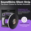 Soundskins Silent Insulation Strip Sound Deadening Closed Cell Acoustic Foam