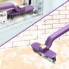Rotating Crevice Cleaning Brush, Multi Function Crevice Brush Built-in Clamp