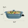 bella Make & Take Electric Skillet, Fits-anywhere™ kitchenware, EverGood™ Ceramic