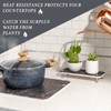 Stone Dish Drying Mat, 2 Piece Set, Water-Absorbent. Stone Drying
