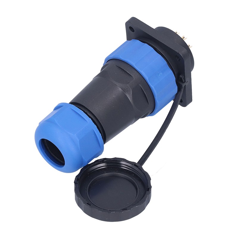 IP68 Waterproof Power Connector Male Female Square 4 Hole Aviation