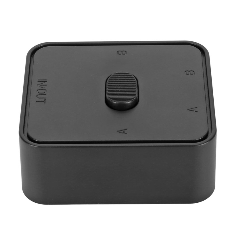 2-Port Gigabit Network Switch Splitter, 1000Mbps 2 in 1 Out