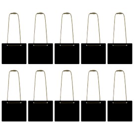 10pcs Mini Chalkboard Bottle Keeper Bottle Name Plates Solid | Size: 56x47mm | Thickness: 2mm | Made in Japan