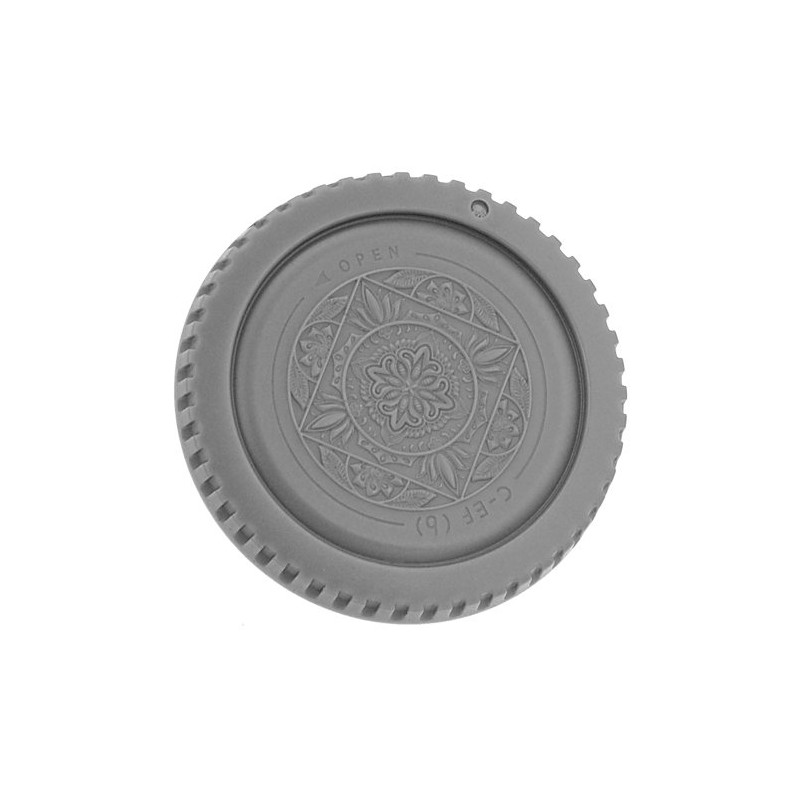 Fotodiox Gray Designer Body Cap Compatible with Canon EF and