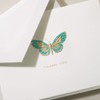 Crane & Co. Engraved Butterfly Thank You Note